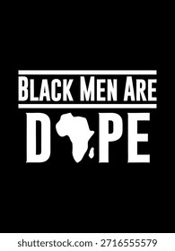 El hombre negro es dopado Ilustración de tipografía