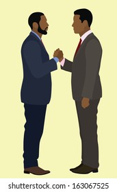 Black man Handshake