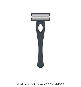 Black man razor icon. Flat illustration of black man razor vector icon for web isolated on white