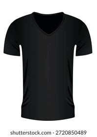 Black man t shirt. vector illustration