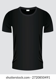 Black man t shirt. vector illustration