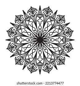 Black mandala,
luxury ornamental mandala design background,mandala design,Mandala pattern Coloring book Art wallpaper design, tile pattern, greeting card,Black and White mandala