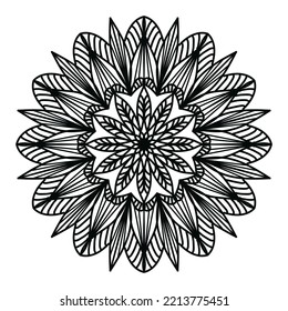 Black mandala,
luxury ornamental mandala design background,mandala design,Mandala pattern Coloring book Art wallpaper design, tile pattern, greeting card,Black and White mandala


