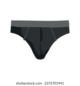 Black man's underwear on white background