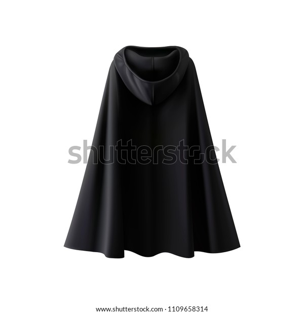 黒いマント クローク ケープ ベクターイラスト のベクター画像素材 ロイヤリティフリー