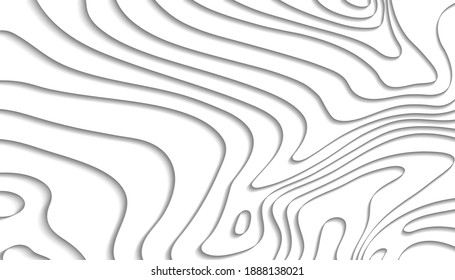 Black map line of topography. Mountain hiking.Topographic map concept with space for your copy. 3D Cartography concept background. Map mockup infographics.World map Template. Stock vector illustration