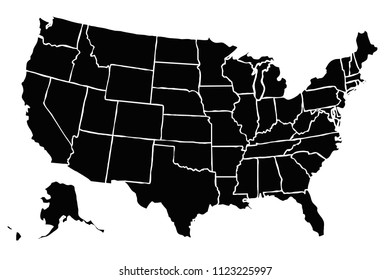 18,395 United States Map Sketch Images, Stock Photos & Vectors ...