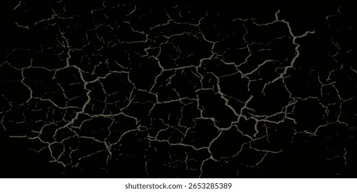 Fondo de mármol negro con venas amarillas EPS 10