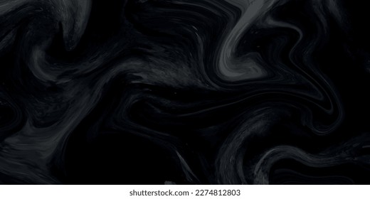 Schwarze Marmor, farbige Acryl-Wellen, strukturierter Hintergrund. Monocolor-Alkohol-Rosa-Marmor-Rasterhintergrund. Flüssige Wellen und Flecken. 