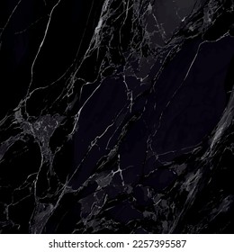 Black marble texture design, colorful dark marble surface, curved golden lines, bright abstract background design - Vector
