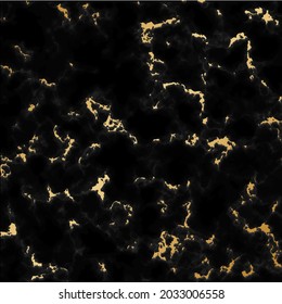 Black marble texture vector with gold pattern for background or design art work,illustration EPS10.