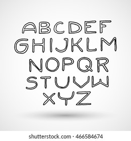 Black Marker Font