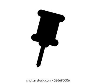 black marker black silhouette image vector icon logo symbol