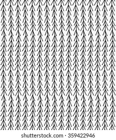 Black marker vertical chevrons.Free hand drawn with ink brush seamless background. Abstract texture. Modern irregular tilable design.