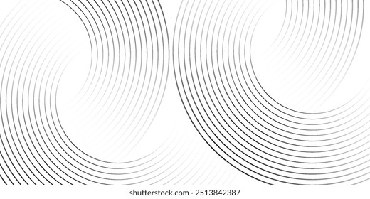 Black mascara circular texture, brush stroke isolated on white background	