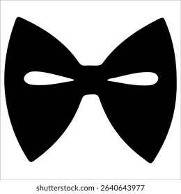Black mask design for festive occasions and events