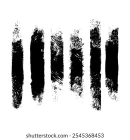 Black masks set. Basis elements for design on white