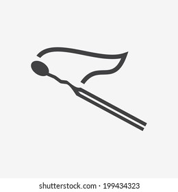 Black match icon