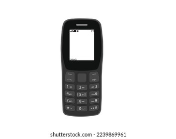 Smartphone mate negro.Rayos planos ,Colección de pantalla en blanco para smartphone aislada con ruta de recorte en fondo blanco