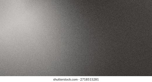 Fondo de textura mate negro con partículas de polvo flotantes iluminadas por luz suave en la esquina superior derecha, creando un profundo contraste entre blanco y negro.