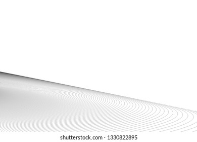 Black mesh grid curved lines futuristic modern template black isolated on white vector background