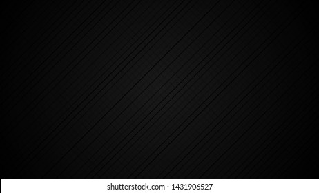 Black mesh on a black background. Intersecting lines. Vector illustration.