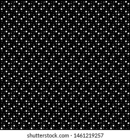 Black mesh texture. Textile. Knit. Crochet. Jersey. Dark spotted background. Vector illustration.