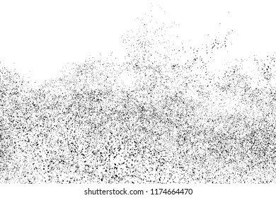 Black Messy Texture Template On White Stock Vector (Royalty Free ...