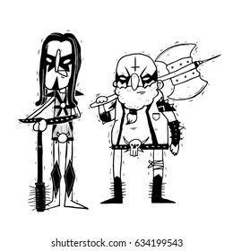 Black Metal Duo characters