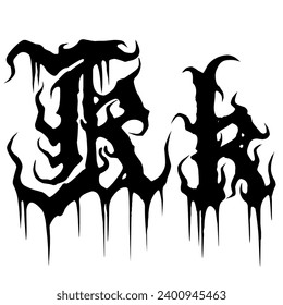 Black Metal Font for merchandise