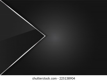 Black Metal glass abstract background style 