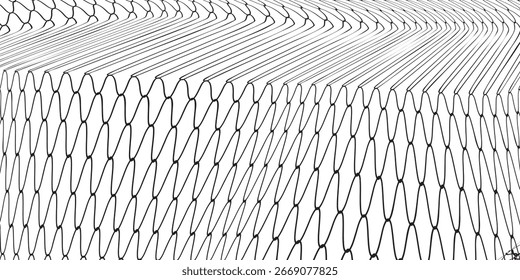 Ilustração de vetor de padrão sem costura de malha de metal preto. Padrão de grade metálica. Silhueta aço fio cadeia ligação cerca Pattern.good arte