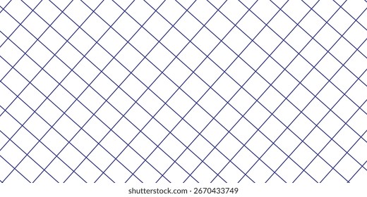 Ilustração de vetor de padrão sem costura de malha de metal preto. Padrão de grade metálica. Padrão de cerca de ligação de fio de aço de silhueta. Grade, malha, plano de fundo reticulado com losango, formas de diamante.