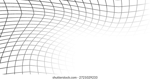 Ilustración vectorial de patrón transparente de malla de metal negro. Patrón de rejilla de metal. Patrón de valla de Enlace de cadena de alambre de acero de silueta. Cerca de la malla de alambre aislada en el fondo blanco