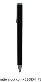 Black metal pen. vector illustration
