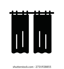 Diseño plano de Ilustración vectorial de puerta cerrada de barras de celda de prisión de metal negro