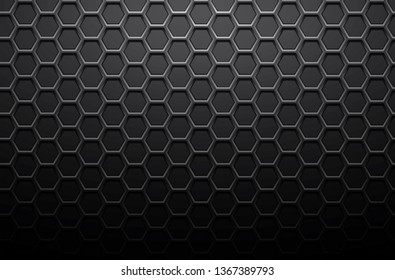 Black Metal Steel Plate Background Stainless Stock Vector (Royalty Free ...