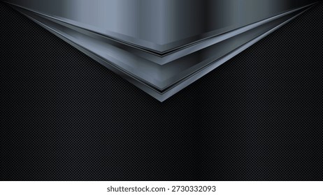 Fondo de textura de metal negro. Fondo metálico Abstractas de la Tecnología con los paneles de acero