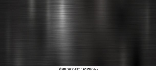 Black metal texture background vector illustration