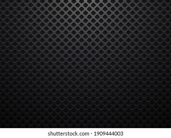 Black metal texture background. Vector illustration