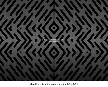 Black metal texture steel background. Perforated metal sheet.