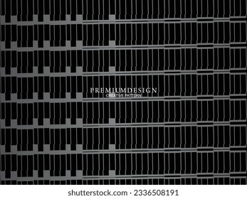 Black metal texture steel background. Perforated metal sheet.