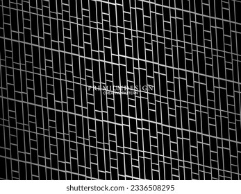 Black metal texture steel background. Perforated metal sheet.