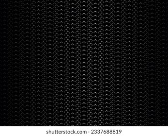 Black metal texture steel background. Perforated metal sheet.