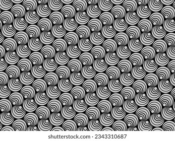 Black metal texture steel background. Luxurious steel ornament. Perforated metal sheet.