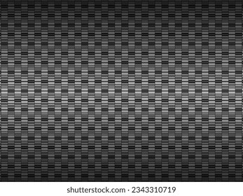 Black metal texture steel background. Luxurious steel ornament. Perforated metal sheet.