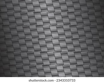 Black metal texture steel background. Luxurious steel ornament. Perforated metal sheet.