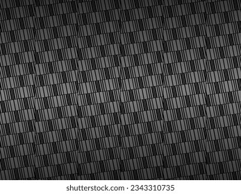 Black metal texture steel background. Luxurious steel ornament. Perforated metal sheet.