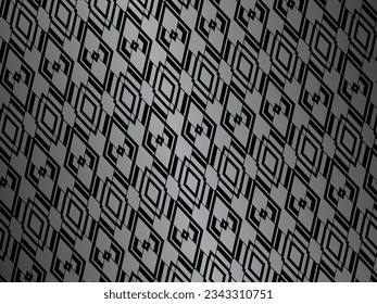 Black metal texture steel background. Luxurious steel ornament. Perforated metal sheet.