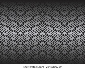 Black metal texture steel background. Luxurious steel ornament. Perforated metal sheet.